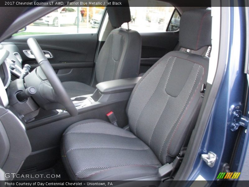 Patriot Blue Metallic / Jet Black 2017 Chevrolet Equinox LT AWD