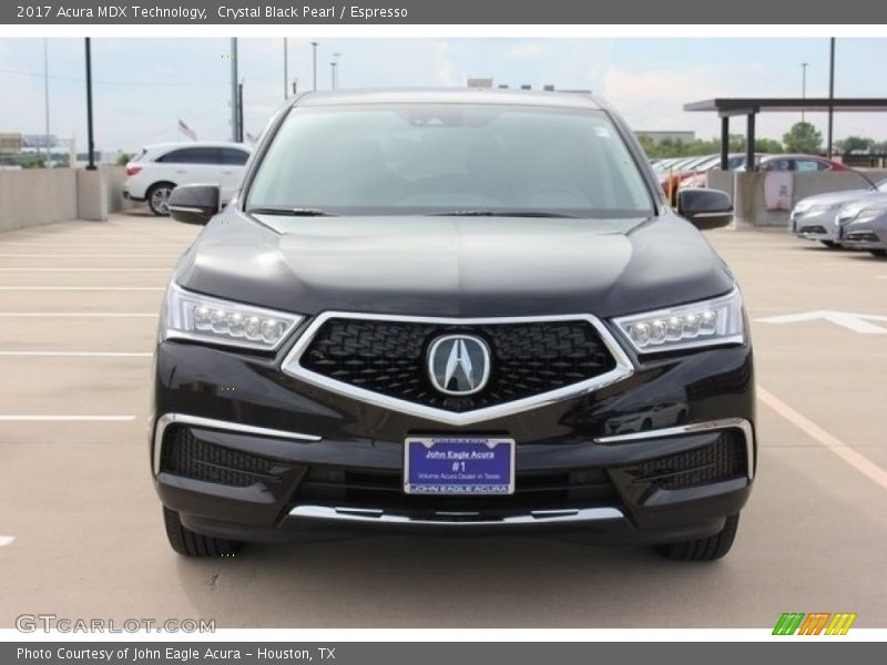 Crystal Black Pearl / Espresso 2017 Acura MDX Technology