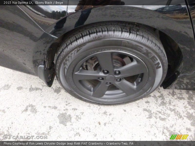 Ebony Black / Beige 2015 Kia Optima LX