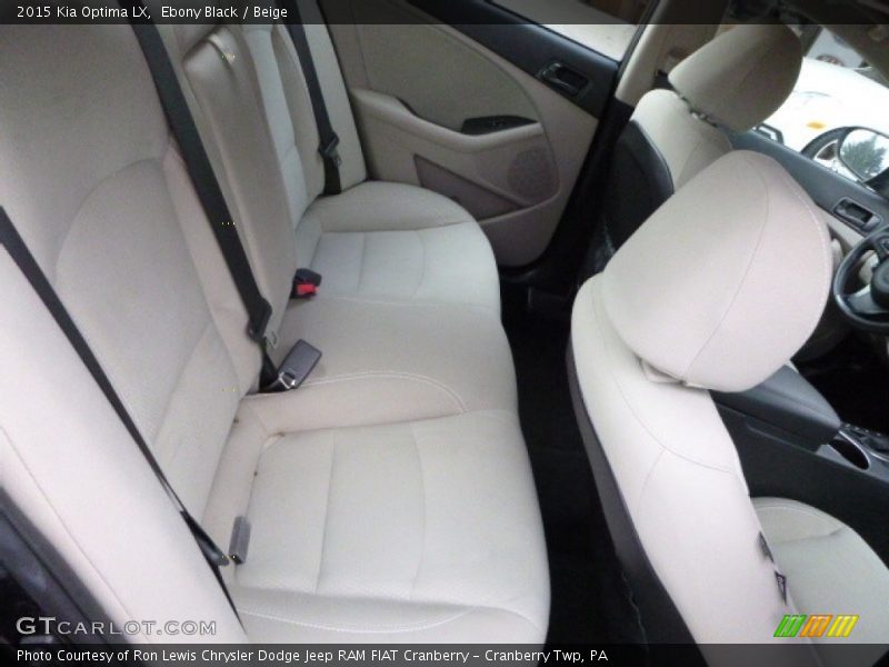 Ebony Black / Beige 2015 Kia Optima LX