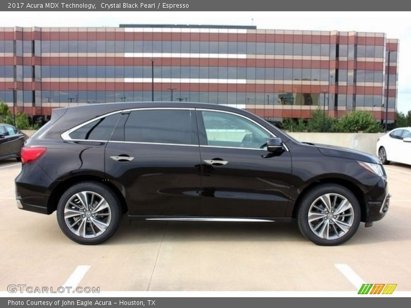 Crystal Black Pearl / Espresso 2017 Acura MDX Technology