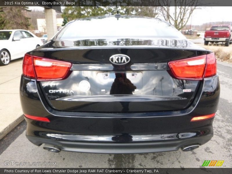 Ebony Black / Beige 2015 Kia Optima LX