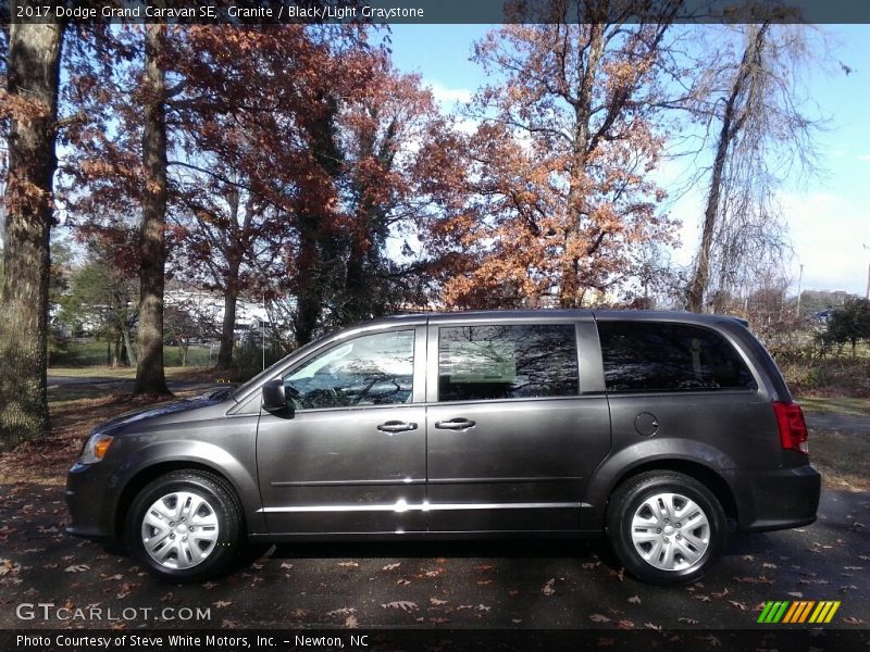 Granite / Black/Light Graystone 2017 Dodge Grand Caravan SE