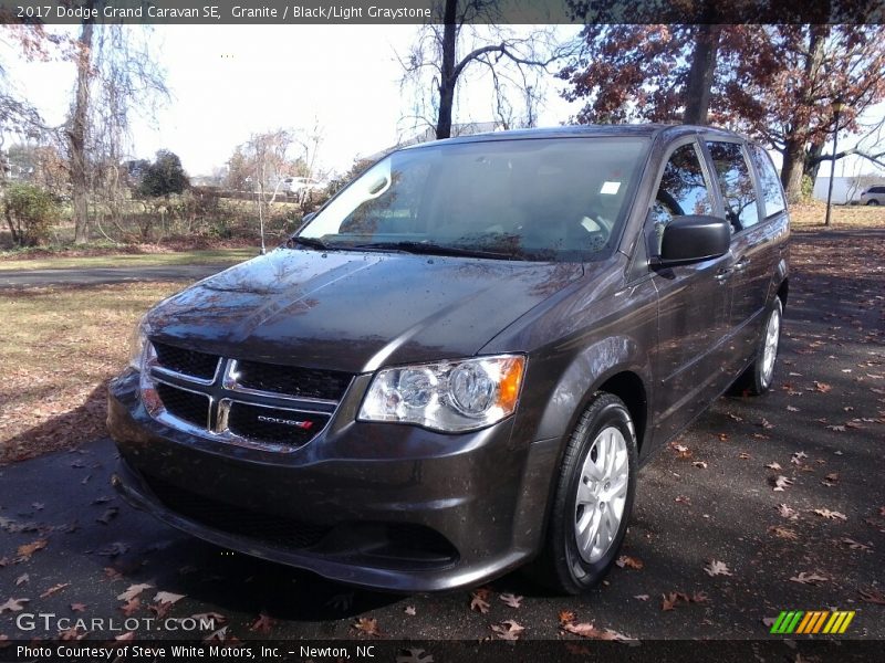 Granite / Black/Light Graystone 2017 Dodge Grand Caravan SE