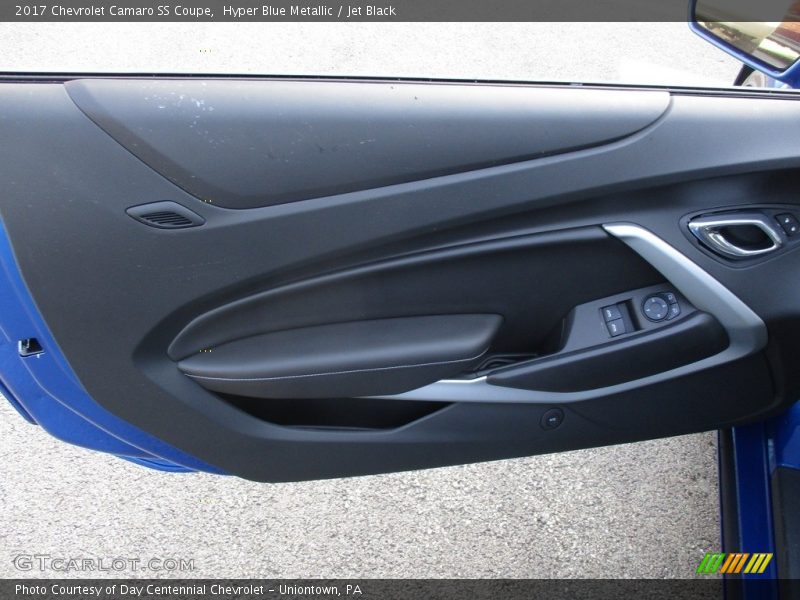 Hyper Blue Metallic / Jet Black 2017 Chevrolet Camaro SS Coupe