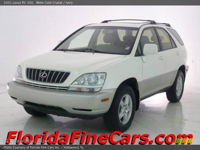 White Gold Crystal / Ivory 2001 Lexus RX 300