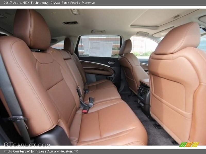 Crystal Black Pearl / Espresso 2017 Acura MDX Technology