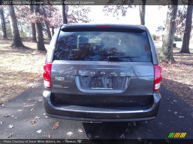 Granite / Black/Light Graystone 2017 Dodge Grand Caravan SE