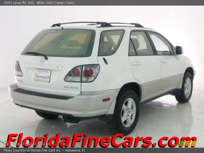 White Gold Crystal / Ivory 2001 Lexus RX 300