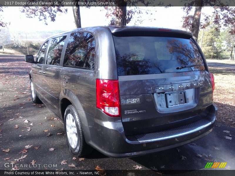 Granite / Black/Light Graystone 2017 Dodge Grand Caravan SE