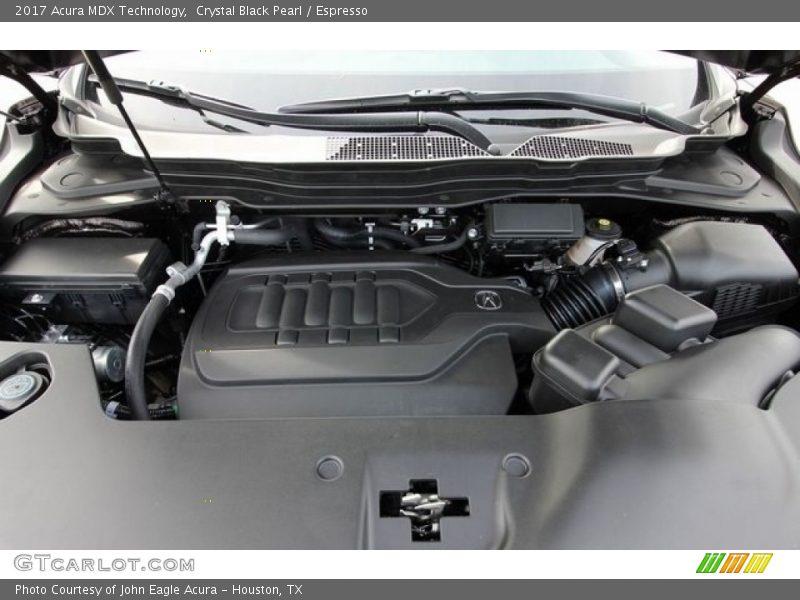 Crystal Black Pearl / Espresso 2017 Acura MDX Technology