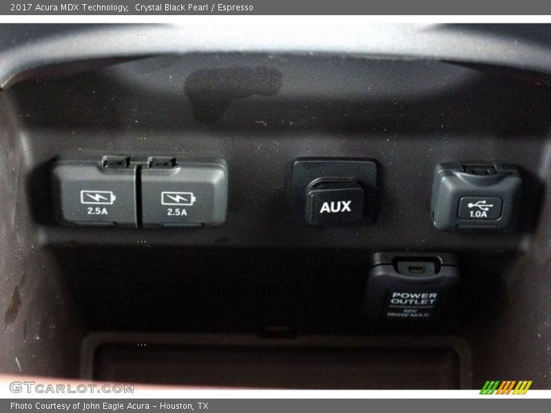 Crystal Black Pearl / Espresso 2017 Acura MDX Technology