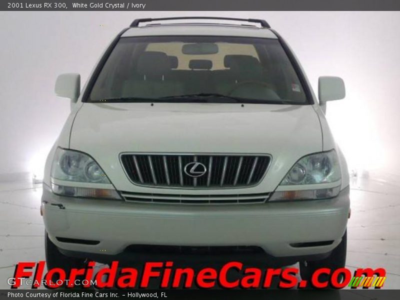 White Gold Crystal / Ivory 2001 Lexus RX 300
