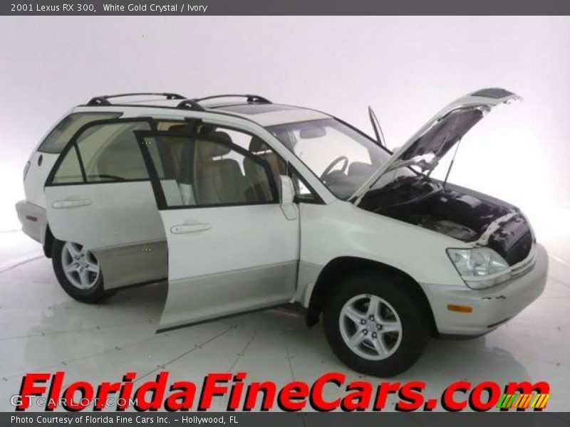 White Gold Crystal / Ivory 2001 Lexus RX 300