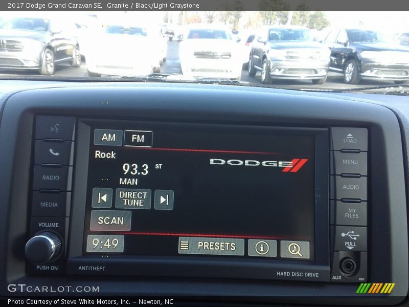 Granite / Black/Light Graystone 2017 Dodge Grand Caravan SE