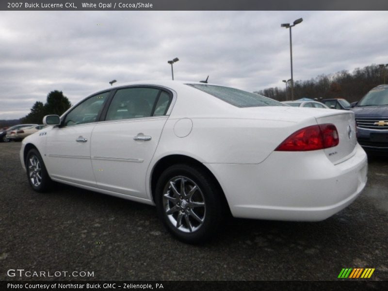 White Opal / Cocoa/Shale 2007 Buick Lucerne CXL
