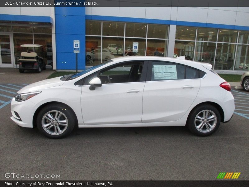 Summit White / Jet Black 2017 Chevrolet Cruze LT