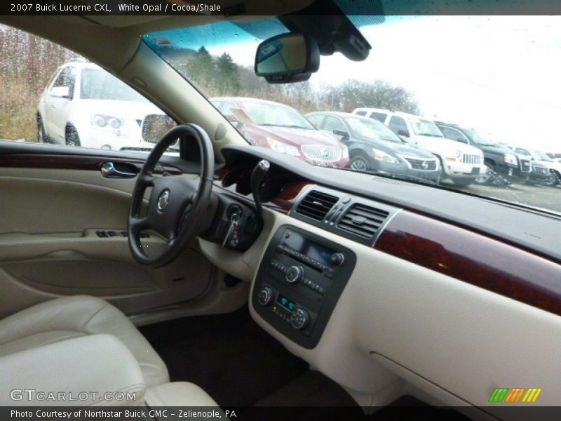 White Opal / Cocoa/Shale 2007 Buick Lucerne CXL