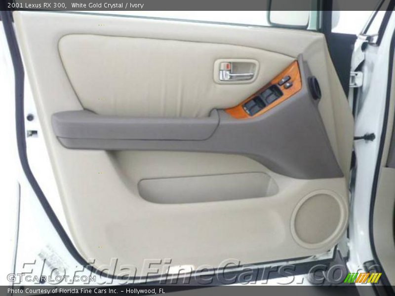 White Gold Crystal / Ivory 2001 Lexus RX 300