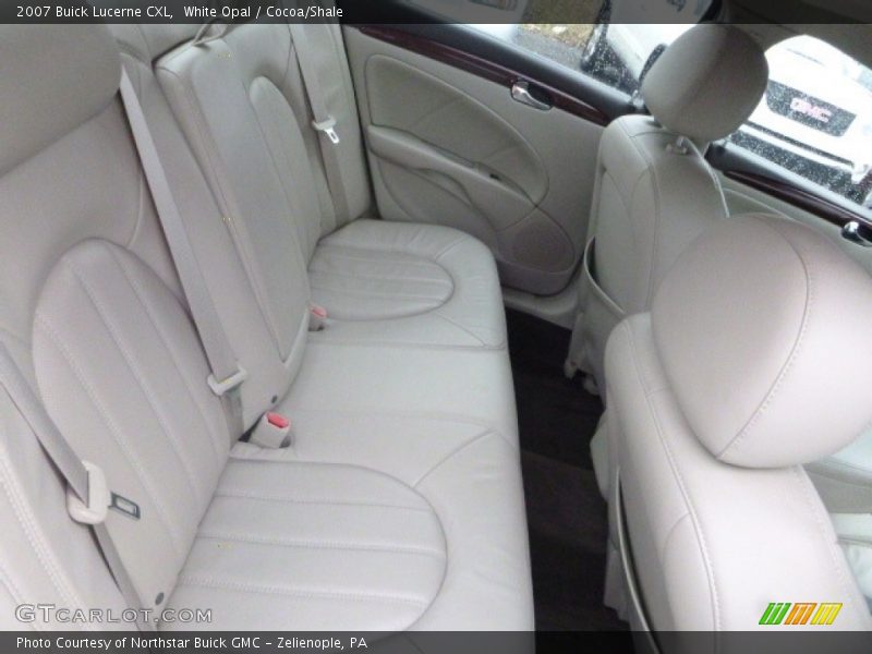 White Opal / Cocoa/Shale 2007 Buick Lucerne CXL
