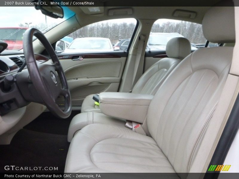 White Opal / Cocoa/Shale 2007 Buick Lucerne CXL