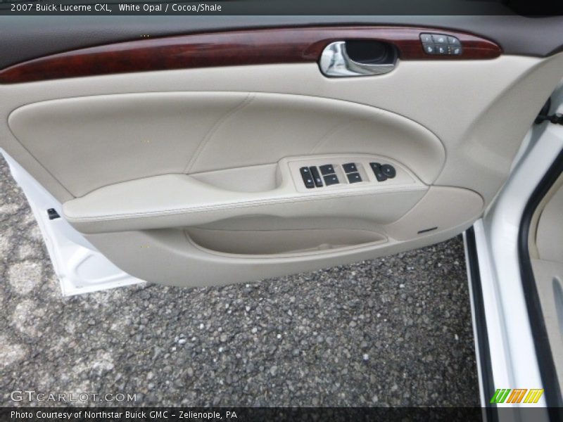 White Opal / Cocoa/Shale 2007 Buick Lucerne CXL