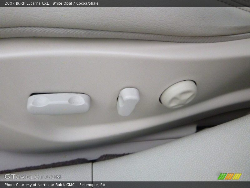 White Opal / Cocoa/Shale 2007 Buick Lucerne CXL