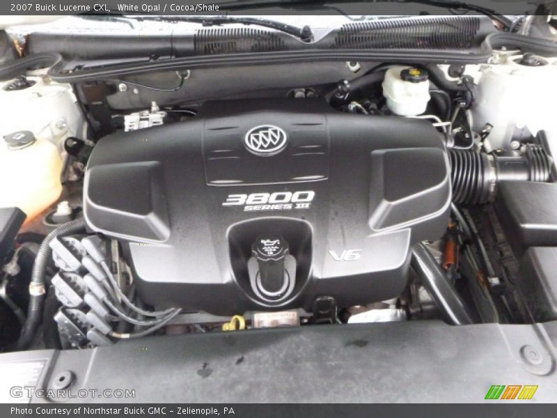 White Opal / Cocoa/Shale 2007 Buick Lucerne CXL