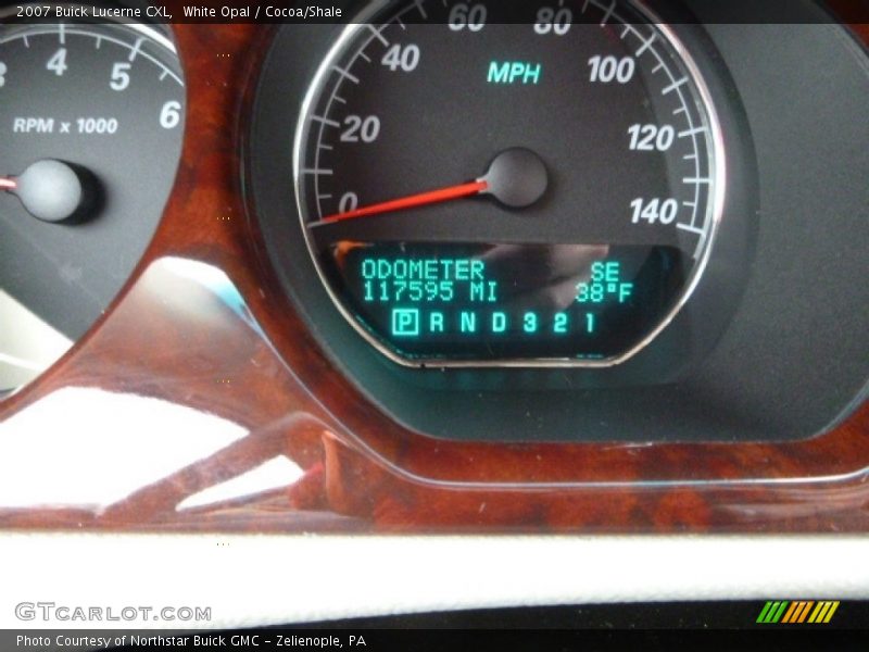 White Opal / Cocoa/Shale 2007 Buick Lucerne CXL
