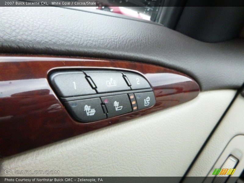 White Opal / Cocoa/Shale 2007 Buick Lucerne CXL