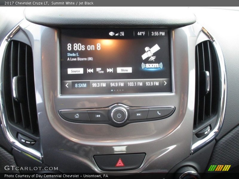Summit White / Jet Black 2017 Chevrolet Cruze LT