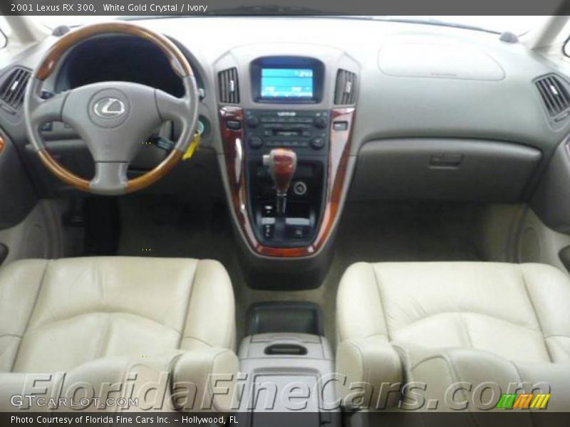 White Gold Crystal / Ivory 2001 Lexus RX 300