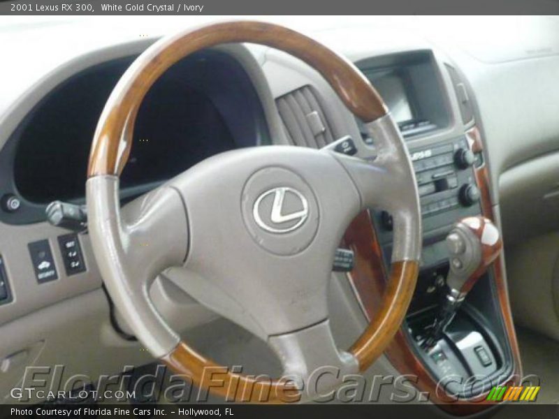 White Gold Crystal / Ivory 2001 Lexus RX 300