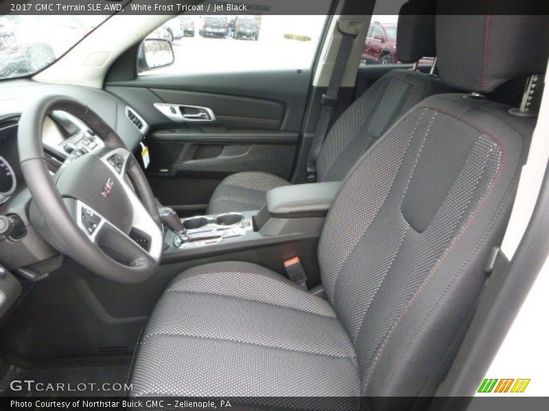 White Frost Tricoat / Jet Black 2017 GMC Terrain SLE AWD