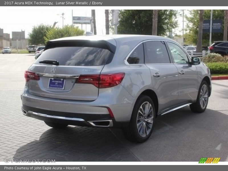 Lunar Silver Metallic / Ebony 2017 Acura MDX Technology