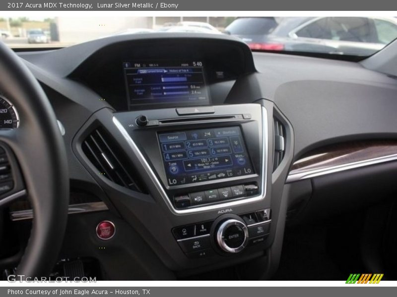Lunar Silver Metallic / Ebony 2017 Acura MDX Technology