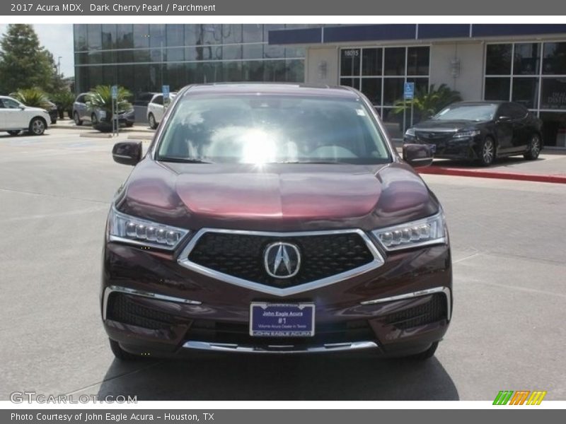 Dark Cherry Pearl / Parchment 2017 Acura MDX