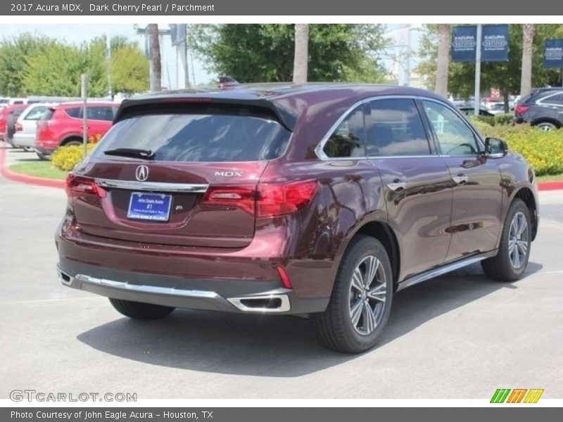 Dark Cherry Pearl / Parchment 2017 Acura MDX