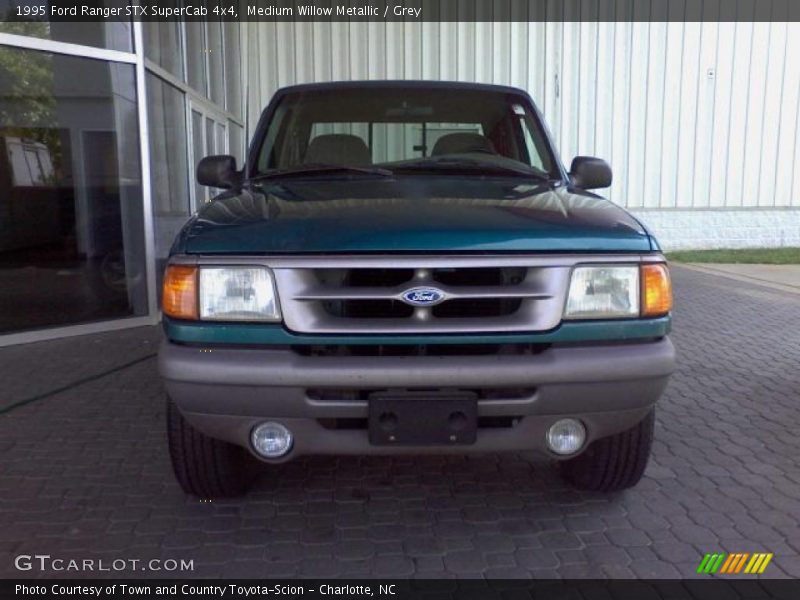 Medium Willow Metallic / Grey 1995 Ford Ranger STX SuperCab 4x4