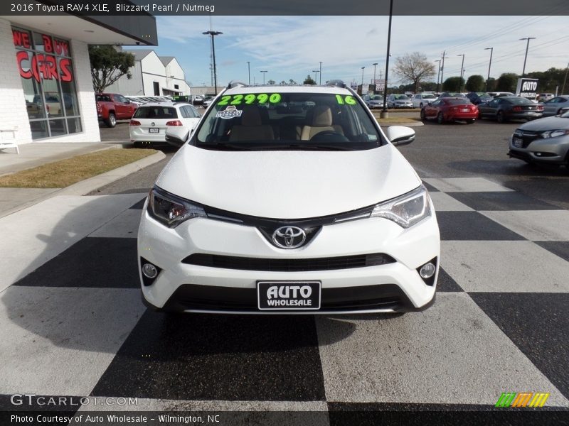 Blizzard Pearl / Nutmeg 2016 Toyota RAV4 XLE