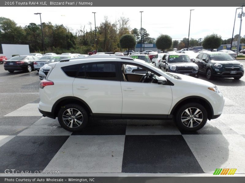 Blizzard Pearl / Nutmeg 2016 Toyota RAV4 XLE