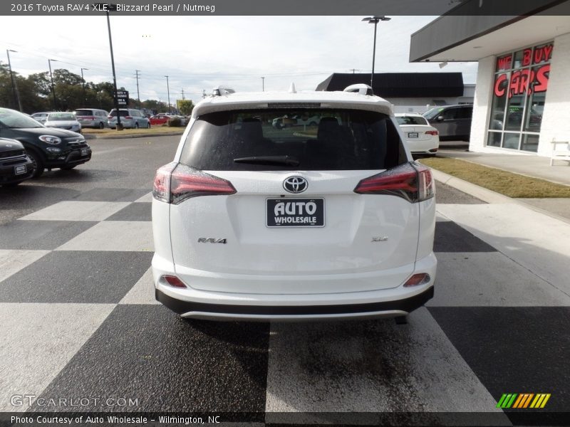 Blizzard Pearl / Nutmeg 2016 Toyota RAV4 XLE