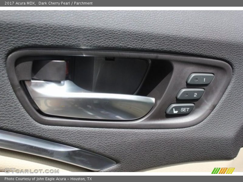 Dark Cherry Pearl / Parchment 2017 Acura MDX
