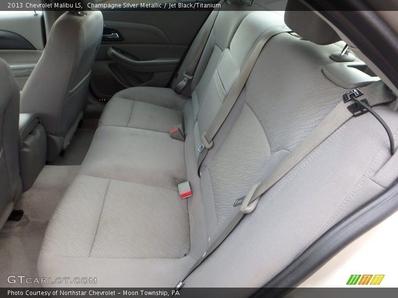 Champagne Silver Metallic / Jet Black/Titanium 2013 Chevrolet Malibu LS
