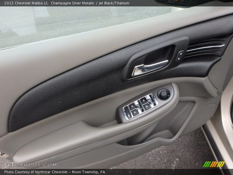 Champagne Silver Metallic / Jet Black/Titanium 2013 Chevrolet Malibu LS