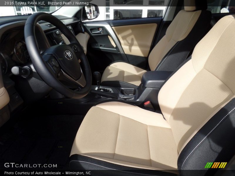 Blizzard Pearl / Nutmeg 2016 Toyota RAV4 XLE