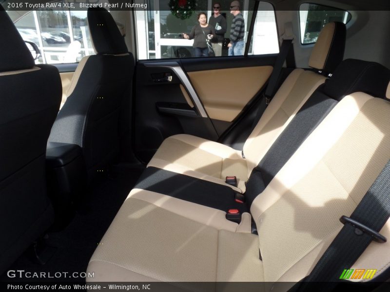 Blizzard Pearl / Nutmeg 2016 Toyota RAV4 XLE