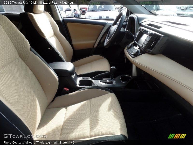 Blizzard Pearl / Nutmeg 2016 Toyota RAV4 XLE
