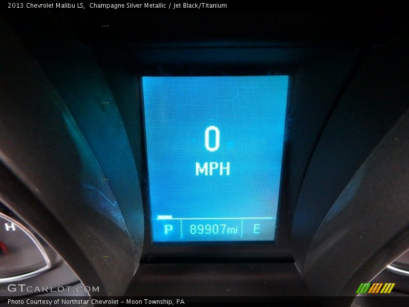 Champagne Silver Metallic / Jet Black/Titanium 2013 Chevrolet Malibu LS