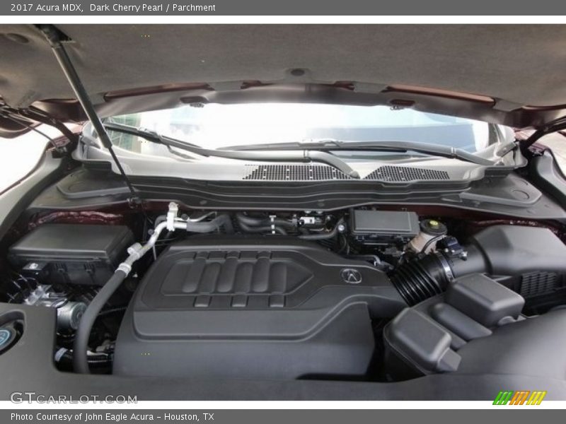 Dark Cherry Pearl / Parchment 2017 Acura MDX